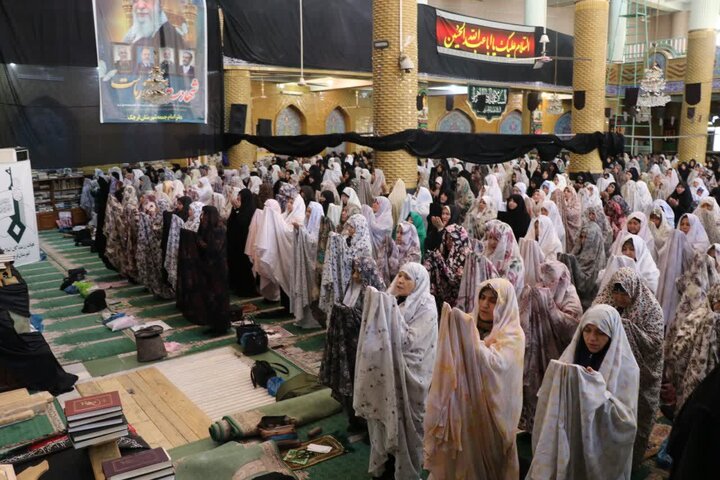 تصاویر/ برگزاری اولین نماز عبادی سیاسی جمعه قرچک در سال ۱۴۰۵
