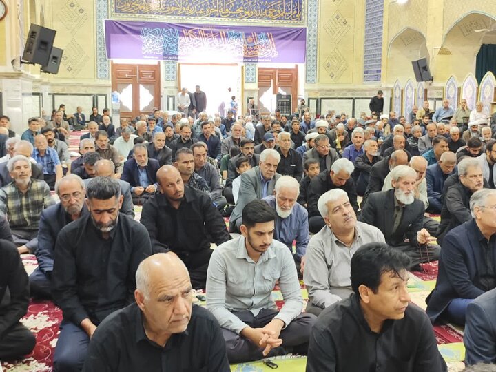 تصاویر/ اقامه نماز جمعه در شهر بم