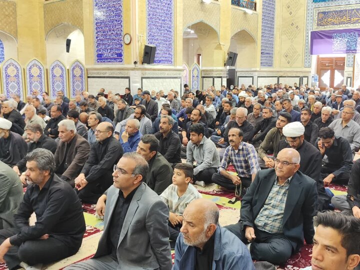 تصاویر/ اقامه نماز جمعه در شهر بم