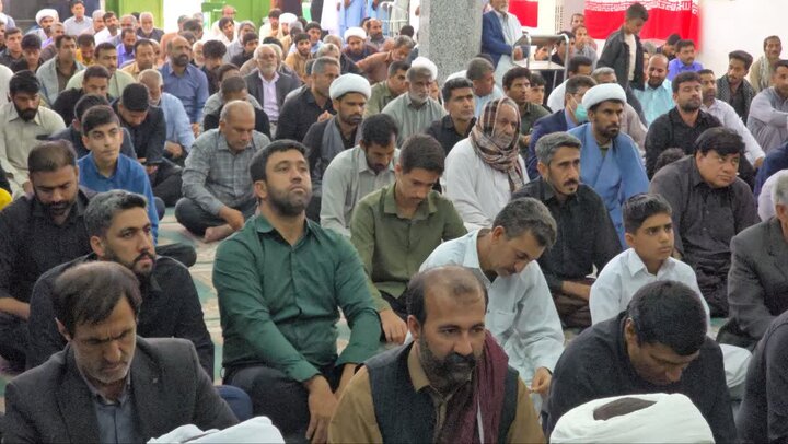 تصاویر/ اقامه نماز جمعه در شهر ریگان