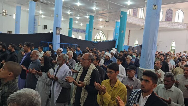 تصاویر/ اقامه نماز جمعه در شهر ریگان