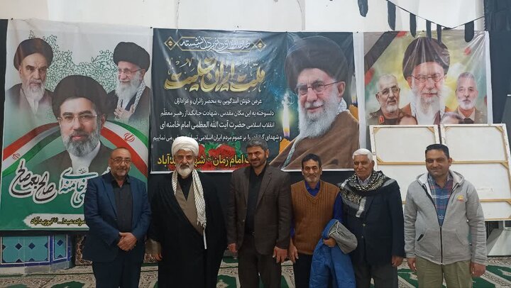 تصاویر/ نمازعبادی سیاسی جمعه بخش کویرات
