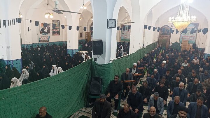 تصاویر/ نمازعبادی سیاسی جمعه بخش کویرات