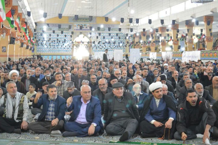 تصاویر/ خطبه‌های دشمن‌شکن و عبادی سیاسی نماز جمعه ۷ فروردین ۱۴۰۵ در مصلی بزرگ امام خمینی (ره) پاکدشت