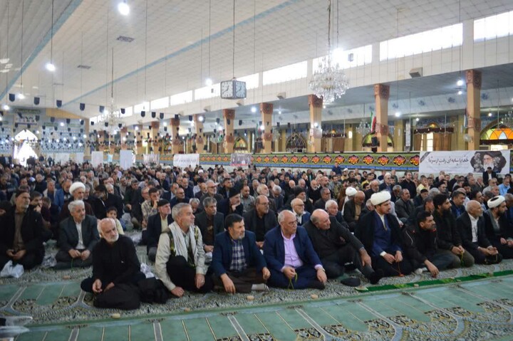 تصاویر/ خطبه‌های دشمن‌شکن و عبادی سیاسی نماز جمعه ۷ فروردین ۱۴۰۵ در مصلی بزرگ امام خمینی (ره) پاکدشت