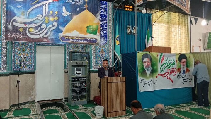 تصاویر/ اقامه نماز جمعه در شهر بهرمان