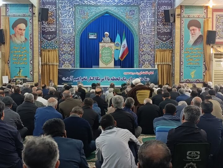تصاویر/ آیین عبادی سیاسی نمازجمعه امروز شهر بوشهر
