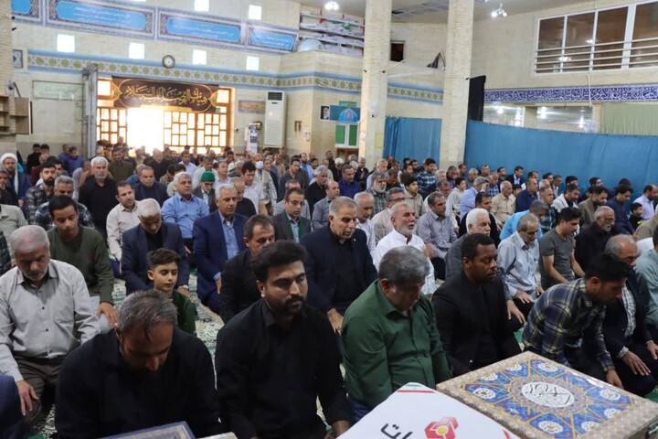 نماز جمعه عالیشهر به روایت تصویر