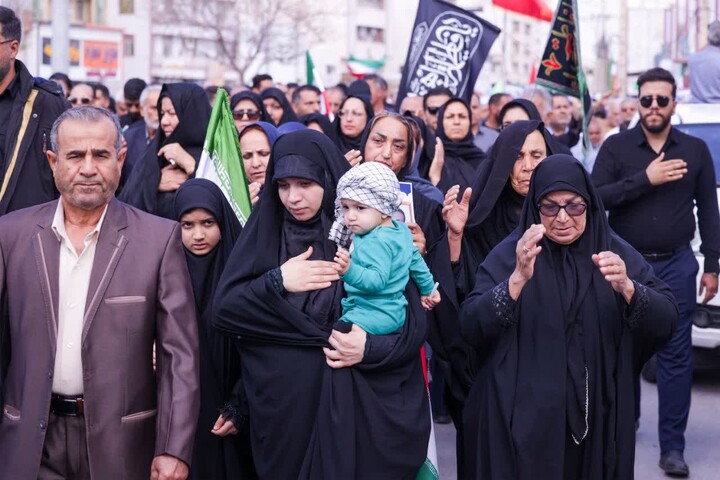 تصاویر/ تشییع پیکر مطهر دو شهید در بوشهر