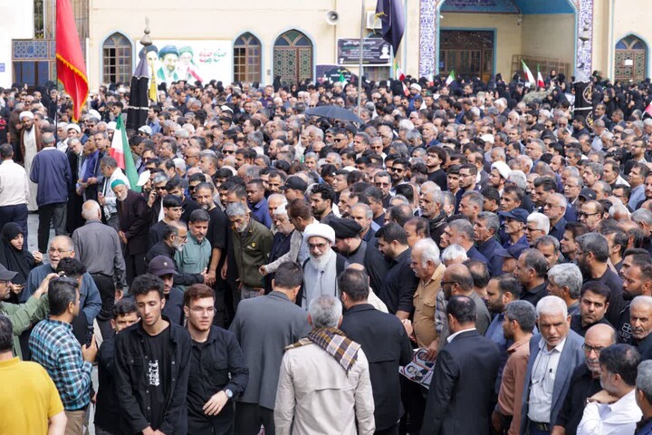 تصاویر/ تشییع پیکر مطهر دو شهید در بوشهر