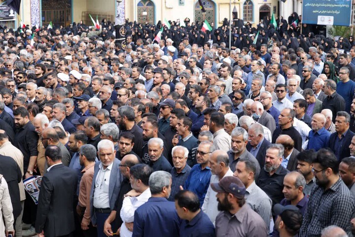 تصاویر/ تشییع پیکر مطهر دو شهید در بوشهر