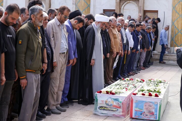 تصاویر/ تشییع پیکر مطهر دو شهید در بوشهر
