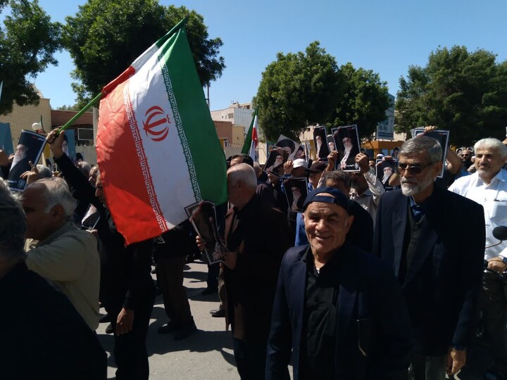 تصاویر/ راهپیمایی نمازگزاران بوشهری در بیعت با رهبر انقلاب