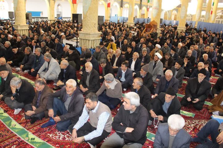 تصاویر/ اقامه نماز جمعه شهرستان بناب