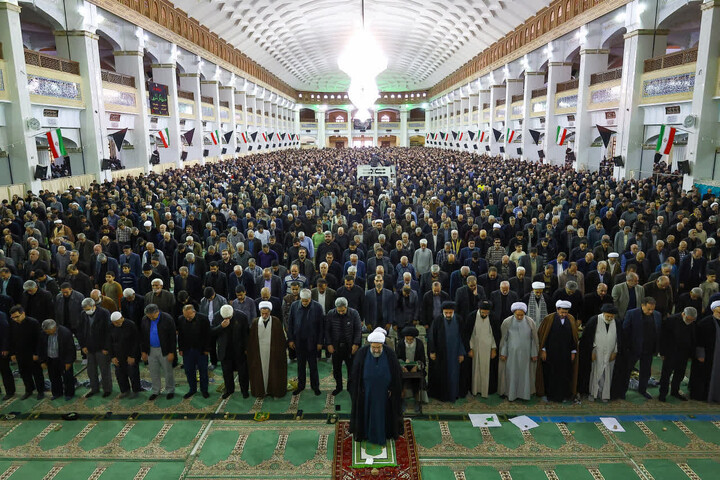 تصاویر/ اقامه نماز جمعه شهرستان تبریز