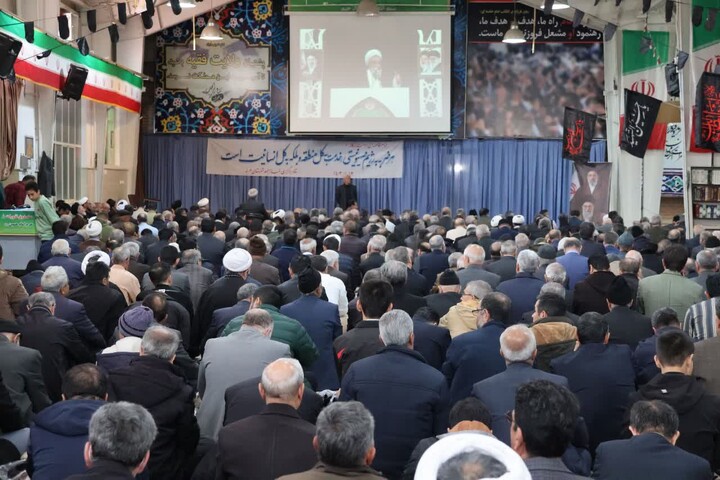 تصاویر/ اقامه نماز جمعه شهرستان مرند