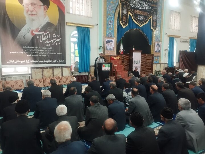 تصاویر/ اقامه نماز جمعه شهرستان لیلان