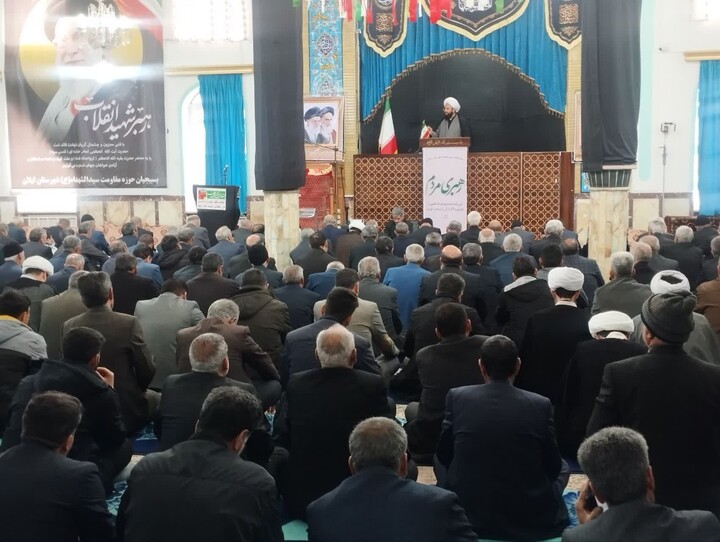 تصاویر/ اقامه نماز جمعه شهرستان لیلان