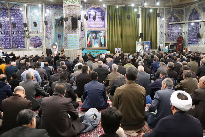 تصاویر/ اقامه نماز جمعه شهرستان خرمدره