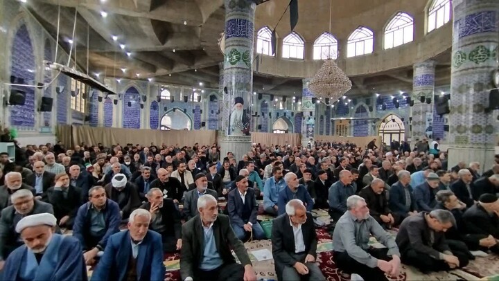 تصاویر/ اقامه نماز جمعه شهرستان خرمدره