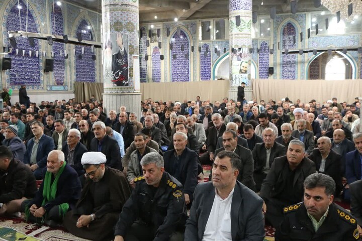 تصاویر/ اقامه نماز جمعه شهرستان خرمدره