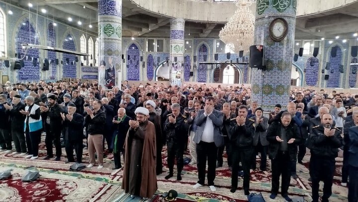 تصاویر/ اقامه نماز جمعه شهرستان خرمدره