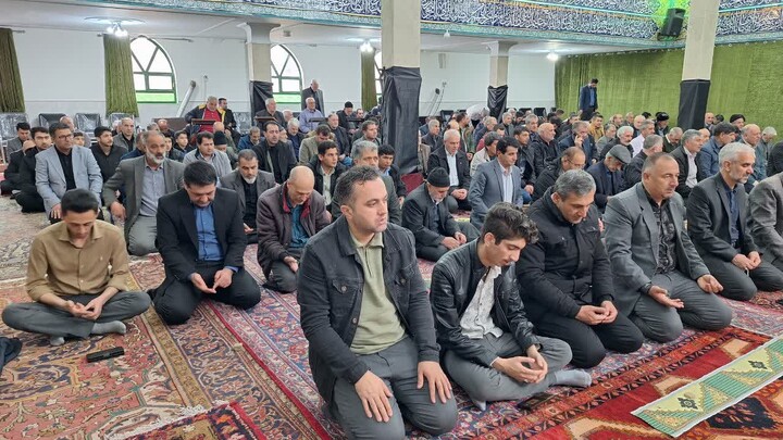 تصاویر/ اقامه نماز جمعه شهرستان ترکمنچای