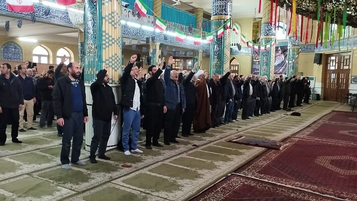 تصاویر/ اقامه نماز جمعه شهرستان هیدج
