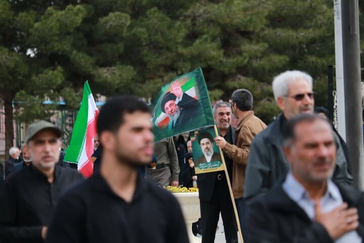 تصاویر/ مراسم تشییع شهید سردار امیر امیر محمدی در کرمان
