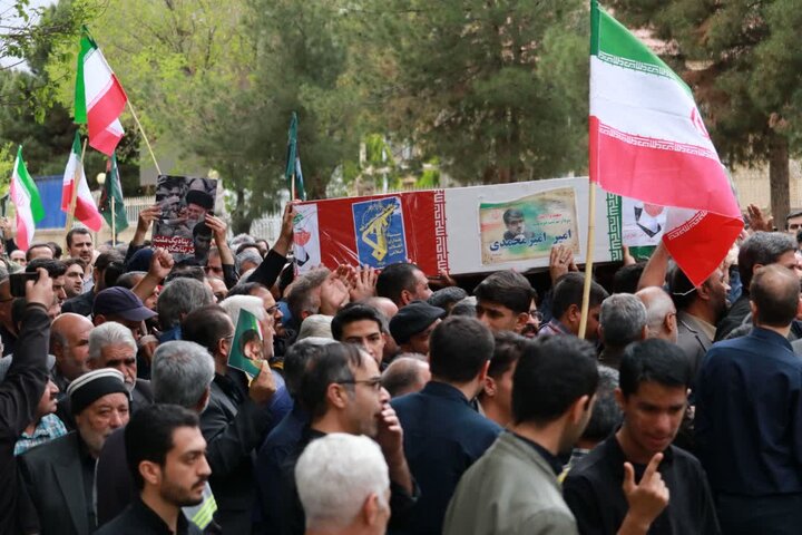 تصاویر/ مراسم تشییع شهید سردار امیر امیر محمدی در کرمان