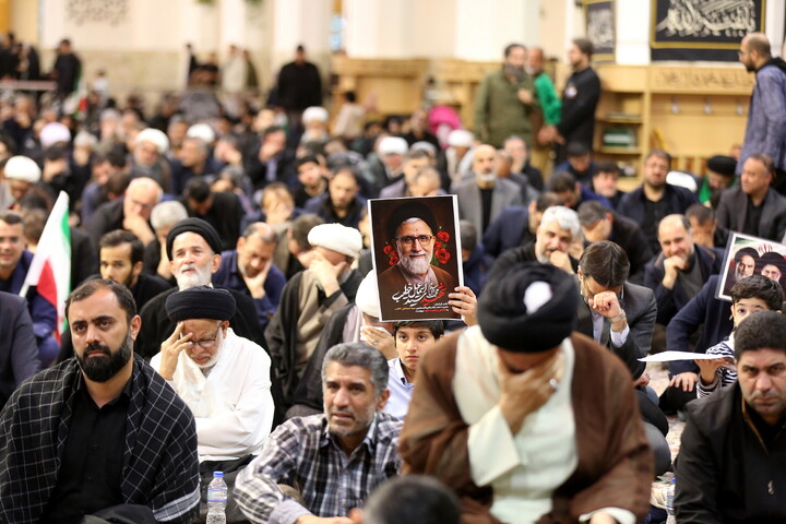 تصاویر/ آیین بزرگداشت شهادت وزیر اطلاعات در حرم مطهر بانوی کرامت