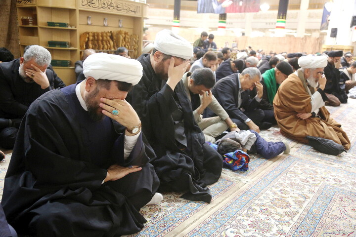تصاویر/ آیین بزرگداشت شهادت وزیر اطلاعات در حرم مطهر بانوی کرامت