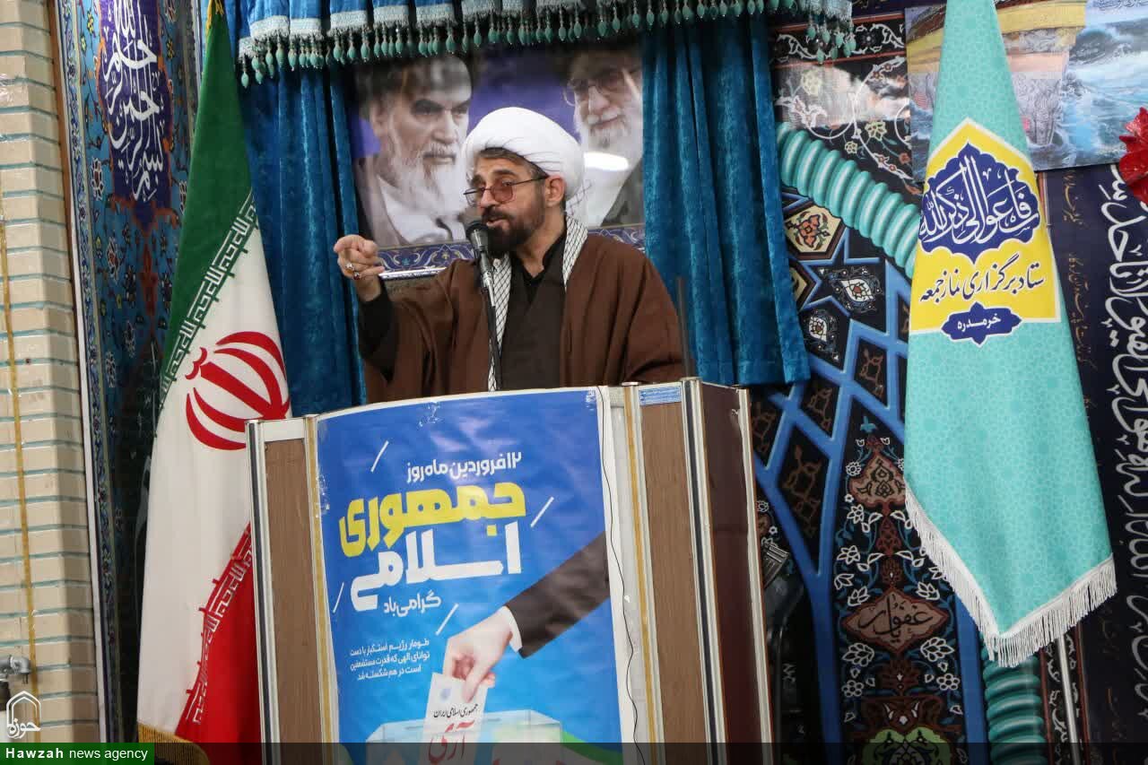 تصاویر/ اقامه نماز جمعه شهرستان خرمدره