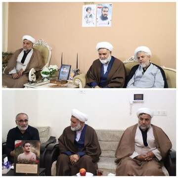 تکریم خانواده شهیدان محمد جواد جانقربان و محمد صادق حسینی
