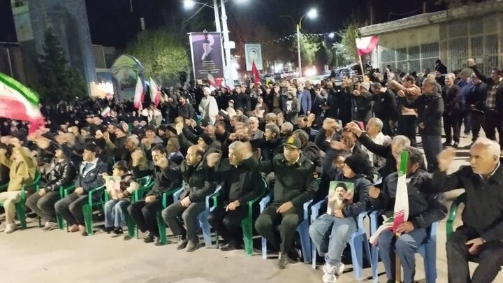 تصاویر/ تجمع شبانه در شهر کوهبنان