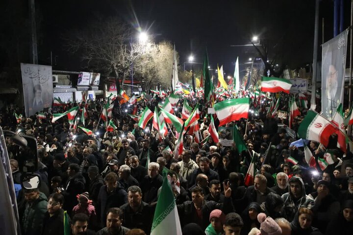 تصاویر/ شکوه ارومیه در تشییع شهدای حمله تروریستی آمریکایی صهیونسیتی