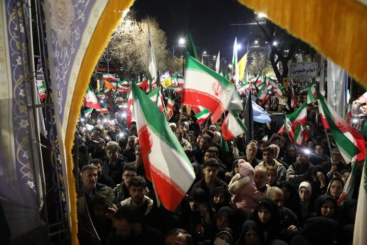 تصاویر/ شکوه ارومیه در تشییع شهدای حمله تروریستی آمریکایی صهیونسیتی