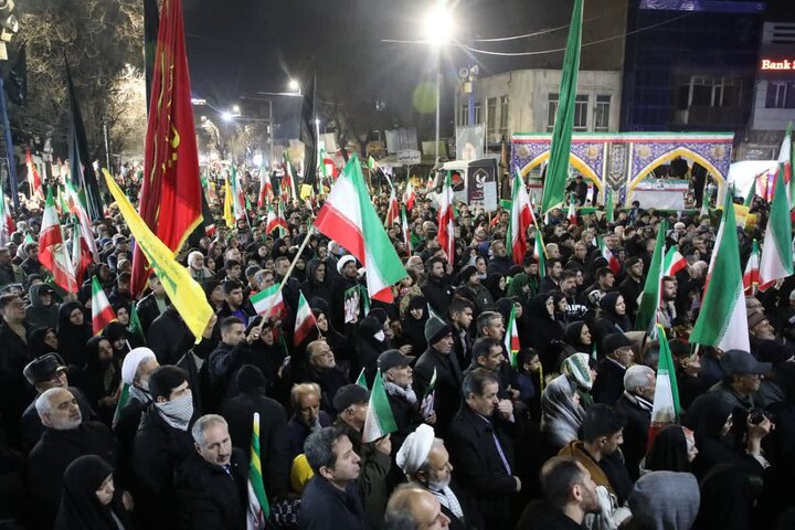 تصاویر/ شکوه ارومیه در تشییع شهدای حمله تروریستی آمریکایی صهیونسیتی