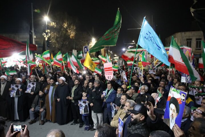 تصاویر/ شکوه ارومیه در تشییع شهدای حمله تروریستی آمریکایی صهیونسیتی