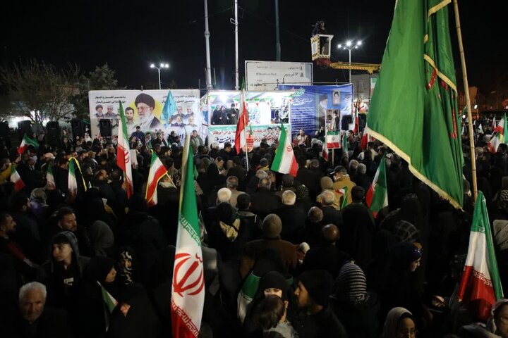 تصاویر/ شکوه ارومیه در تشییع شهدای حمله تروریستی آمریکایی صهیونسیتی
