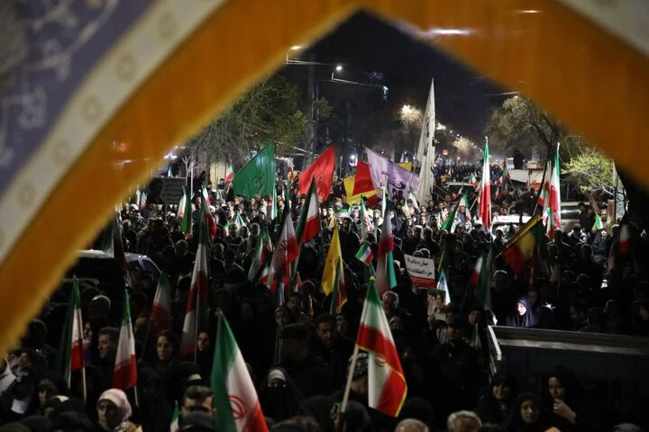 تصاویر/ شکوه ارومیه در تشییع شهدای حمله تروریستی آمریکایی صهیونسیتی