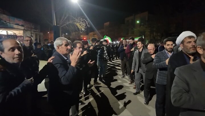 تصاویر/ تجمع شبانه در شهر هادیشهر