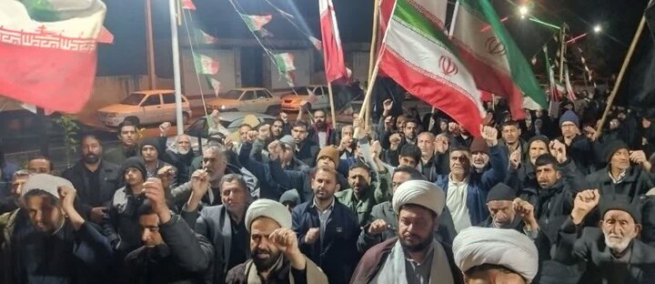 تصاویر/ تجمع شبانه در شهر محی آباد