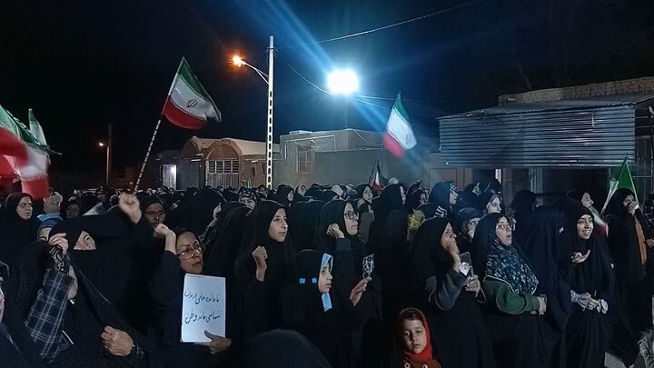 تصاویر/ تجمع شبانه در شهر محی آباد