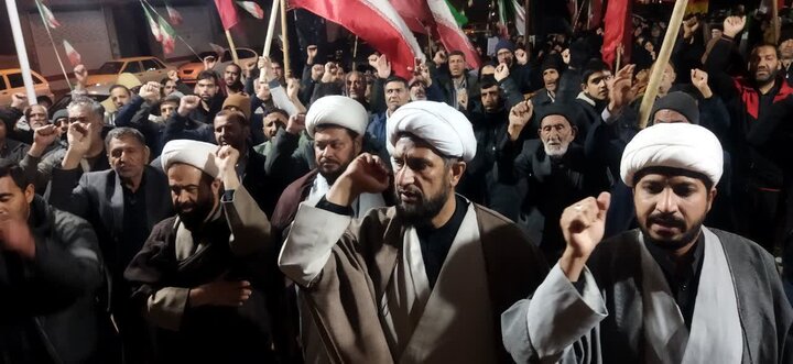 تصاویر/ تجمع شبانه در شهر محی آباد