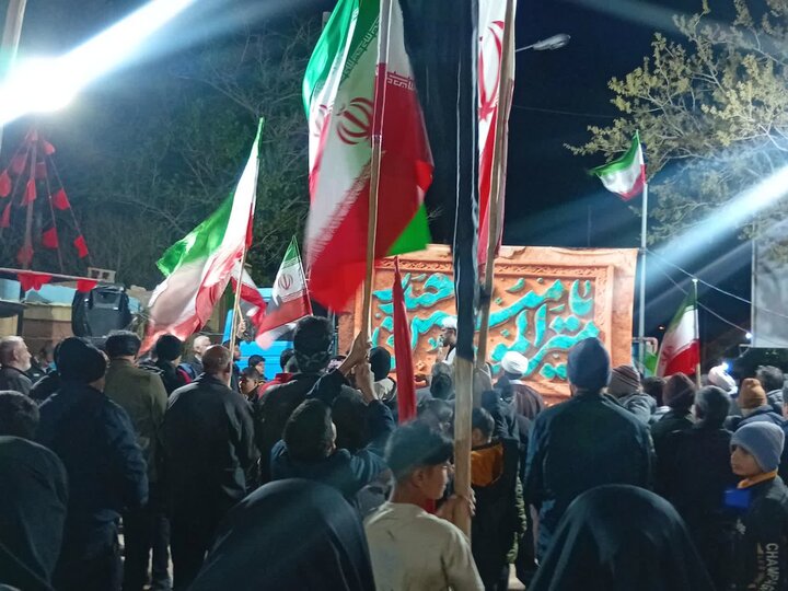 تصاویر/ تجمع شبانه در شهر محی آباد