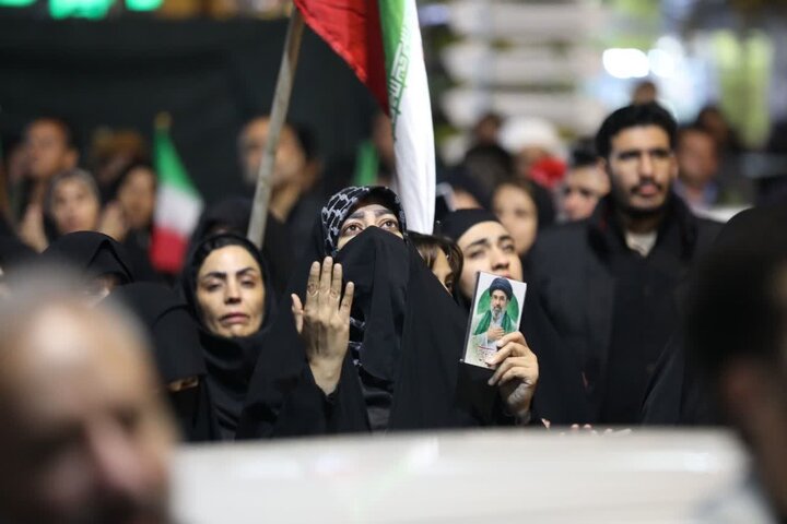 تصاویر/ تجمع شبانه در شهر رفسنجان