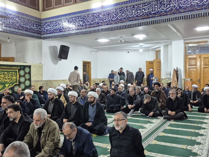 تصاویر/ یادبود شهادت قائد شهید در مسجد گلشن شهرستان لنگرود