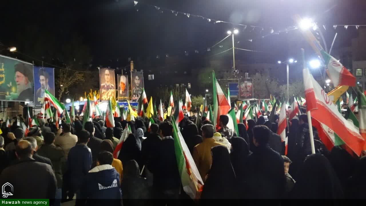 فعالیت بانوان طلبه مجتمع آموزش علوم اسلامی کوثر در میدان حماسه