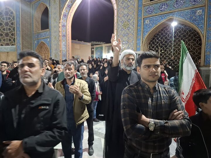 تصاویر/تشییع باشکوه پیکر شهید دفاع مقدس رمضان سرگرد مهندس پیام رجبی درآران وبیدگل